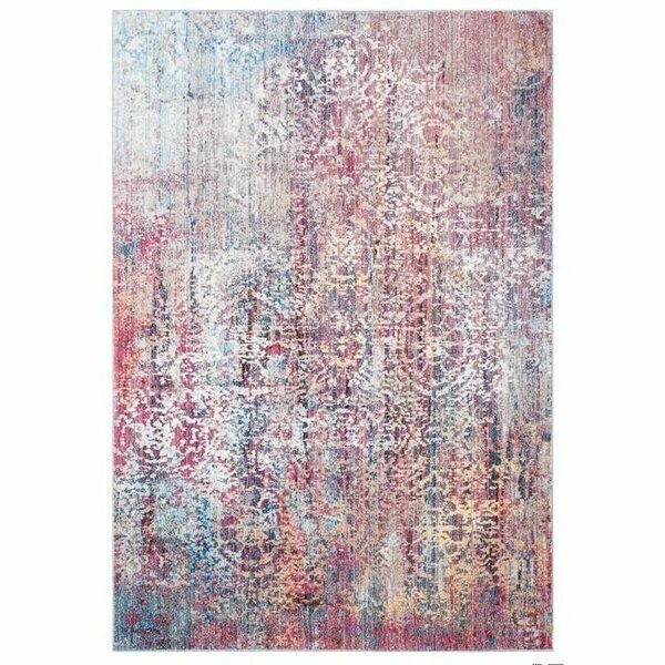 Safavieh 5 ft. 1 in. x 7 ft. 6 in. Bristol Rectangle Power Loomed Rug Pink & Multicolor BTL485U-5